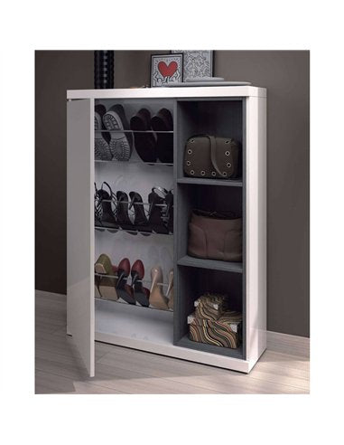 Step White Gloss Bookcase — alternate product view