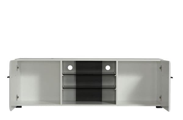 Terrento White Large TV Cabinet