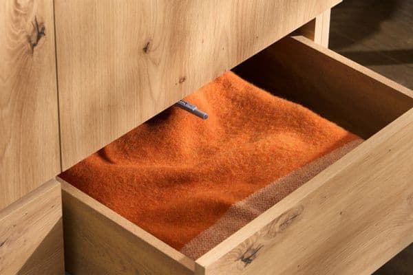 Texas Artisan Oak Effect 2 Door 2 Drawer Double Wardrobe