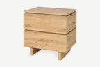 Texas Artisan Oak Effect 2 Drawer Bedside