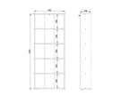 Thomas Artisan Oak Effect Slim 176.5cm Tall Bookcase