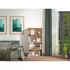 Thomas Artisan Oak Effect Slim Low Short Bookcase — living room lifestyle view