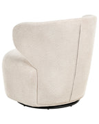 Swivel Armchair ALVDAL Fabric Beige