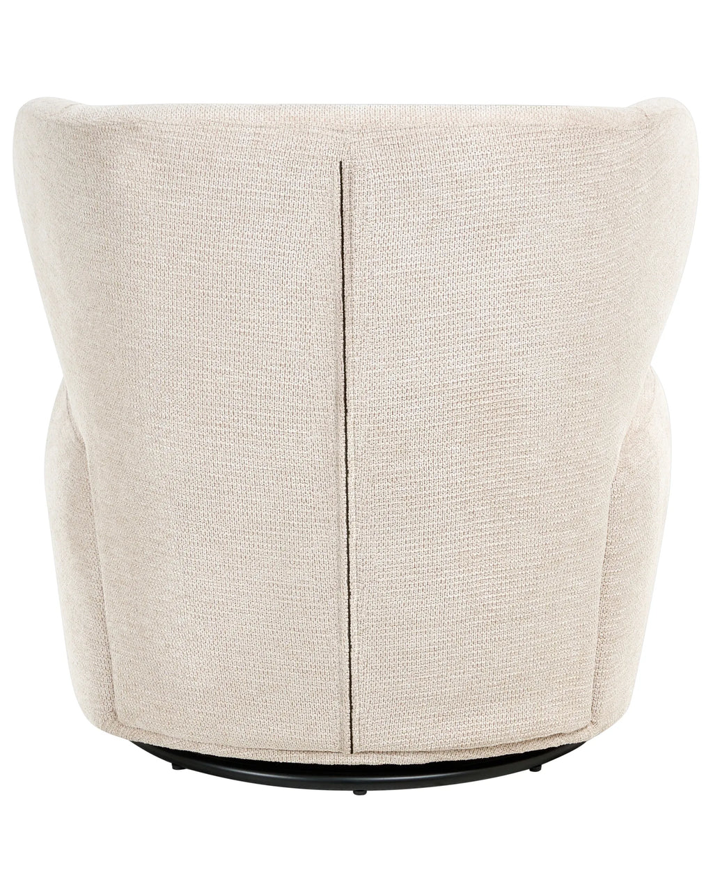 Swivel Armchair ALVDAL Fabric Beige