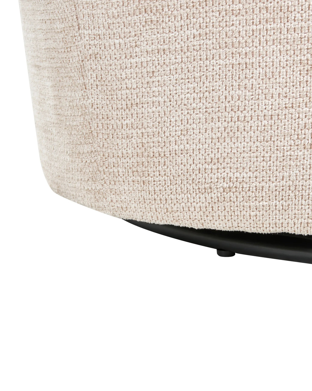 Swivel Armchair ALVDAL Fabric Beige