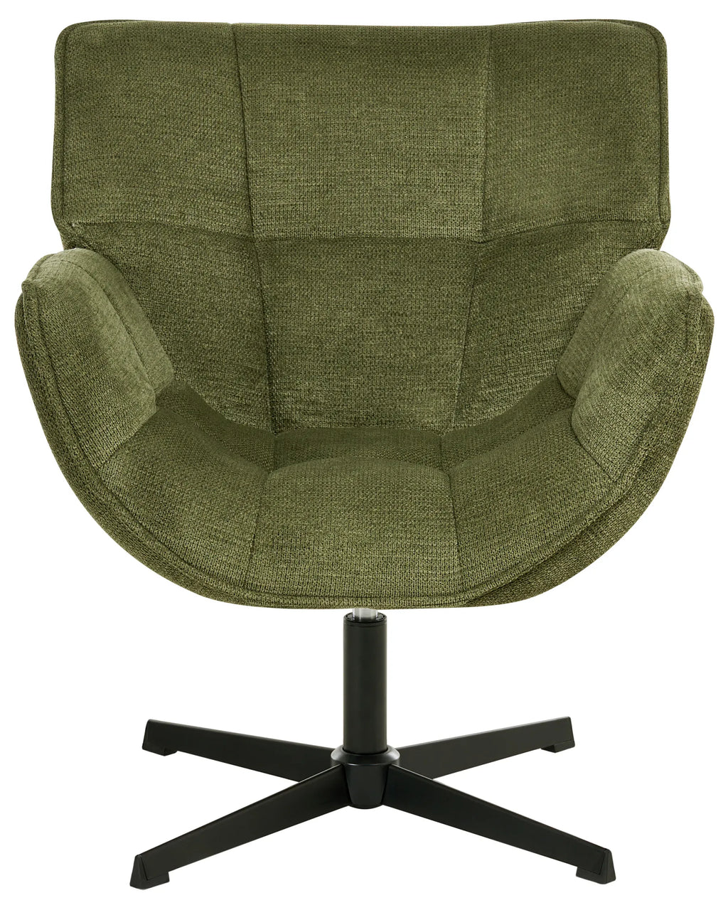 Swivel Armchair AUMA Fabric Green