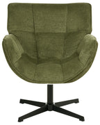 Swivel Armchair AUMA Fabric Green