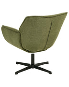 Swivel Armchair AUMA Fabric Green