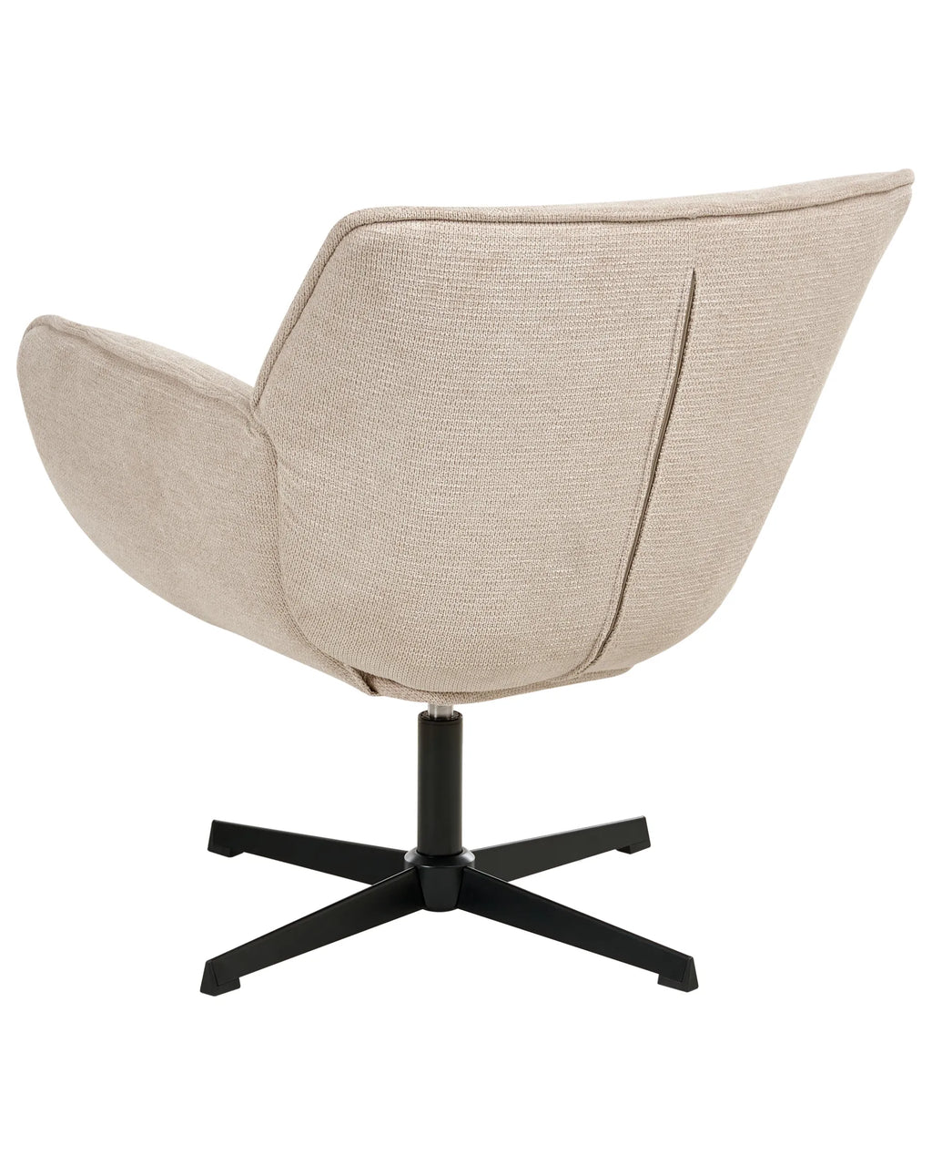 Swivel Armchair AUMA Fabric Beige