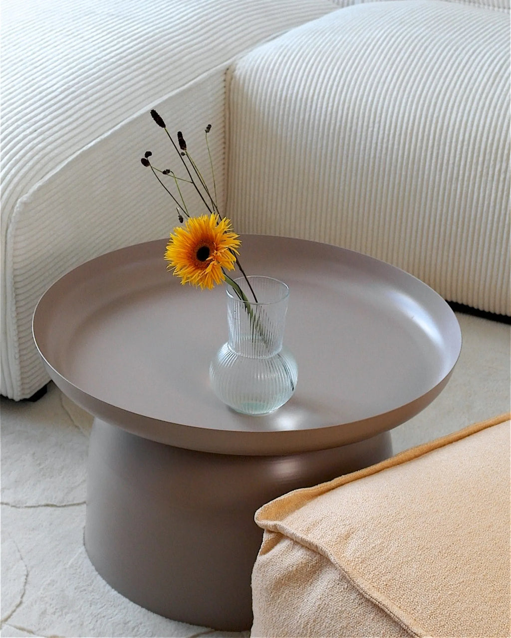 Coffee Table TORRENS Metal Taupe