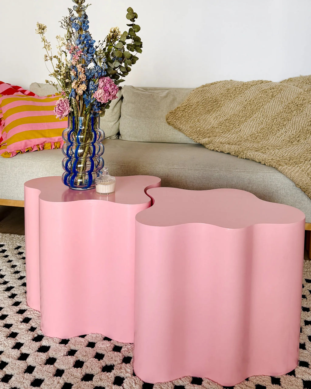 Side Table SAKAMI Pastel Pink