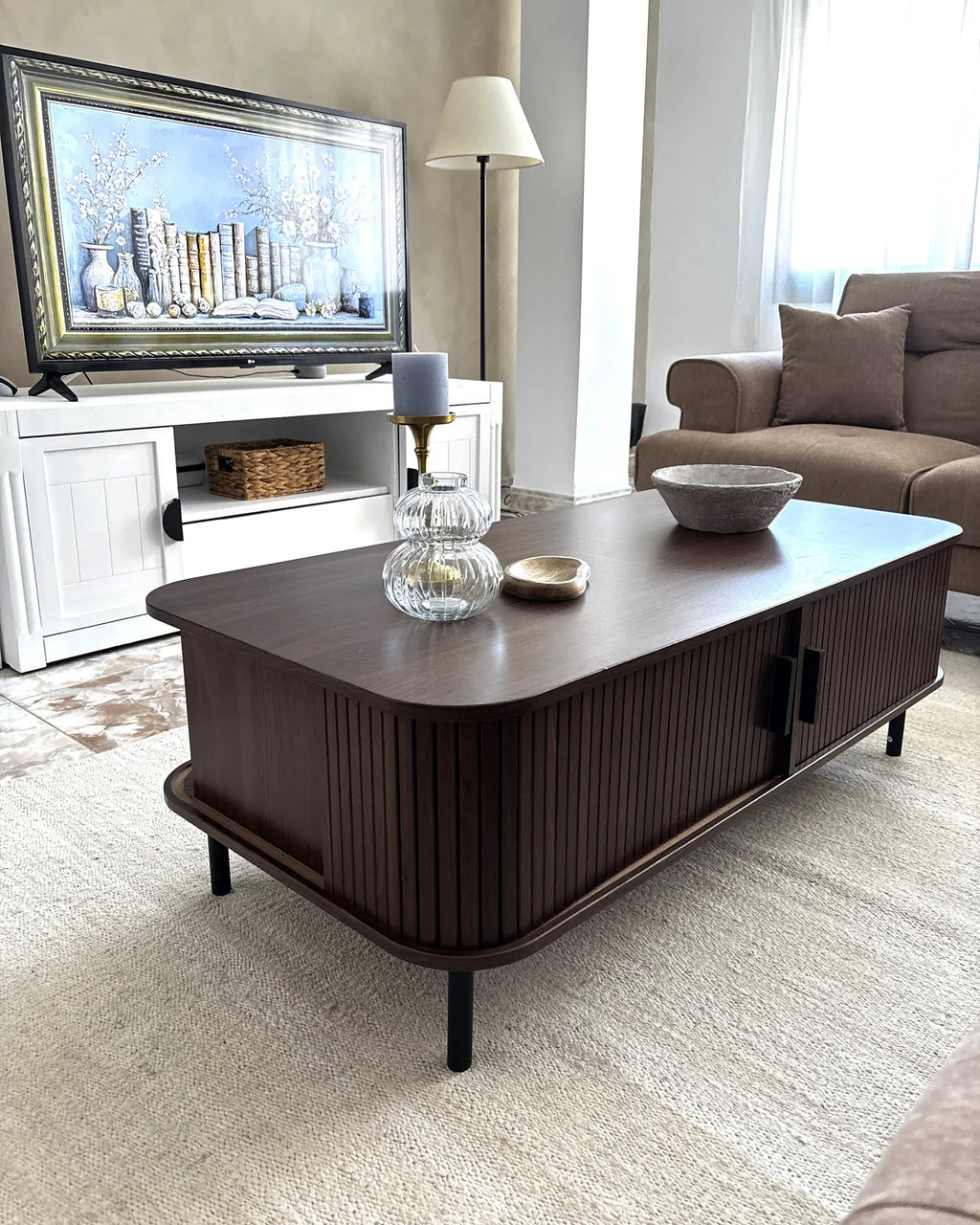 Coffee Table BRADLEY Dark Brown