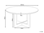 Coffee Table KARLO Light Brown