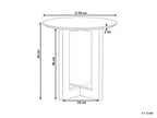Side Table KARLO Light Brown