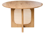 Dining Table KARLO Light Brown 120 cm 120 cm