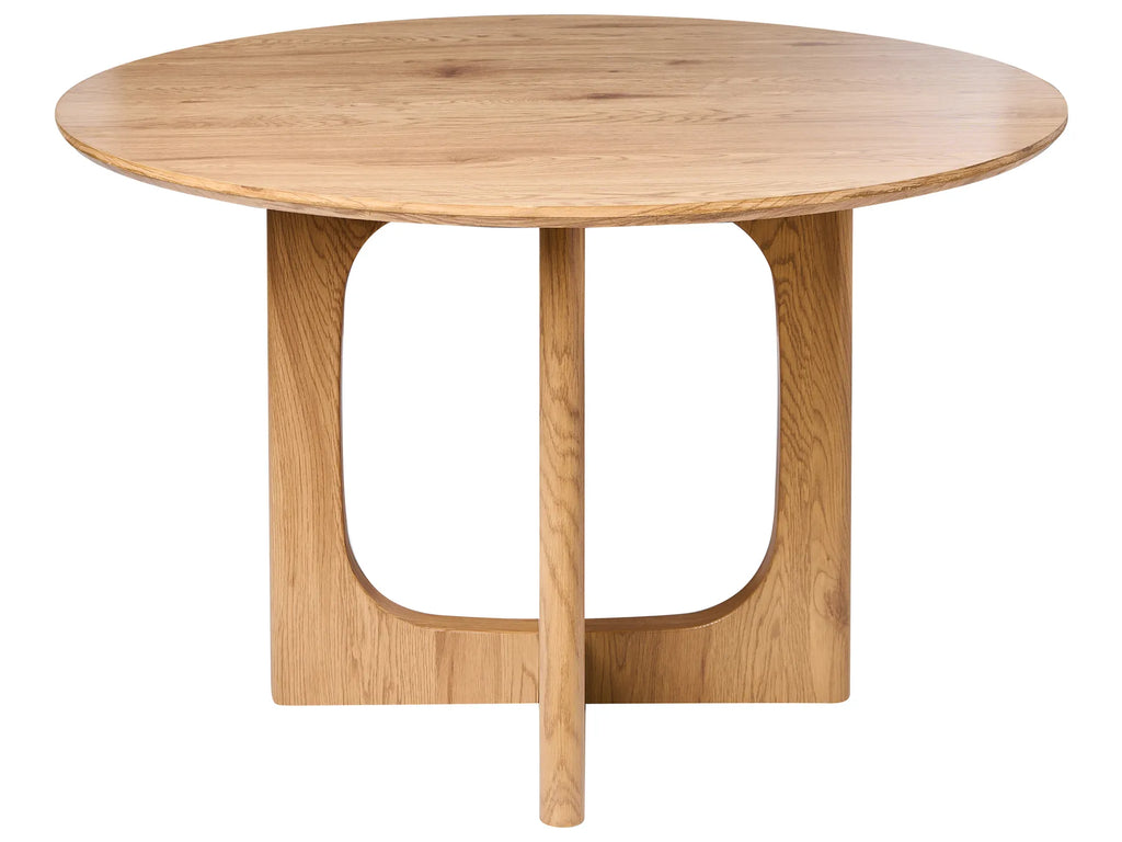 Dining Table KARLO Light Brown 120 cm 120 cm