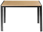 Dining Table MANN Brown/ Black 120 cm 80 cm
