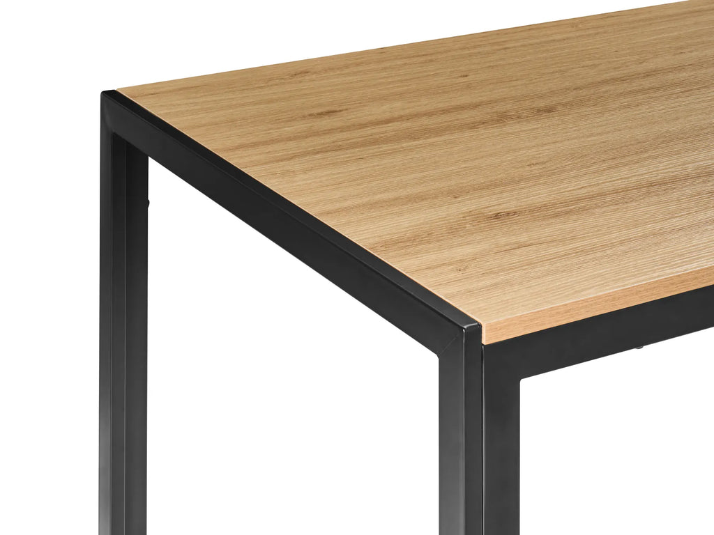 Dining Table MANN Brown/ Black 120 cm 80 cm