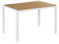 Dining Table MANN Brown/ White 120 cm 80 cm