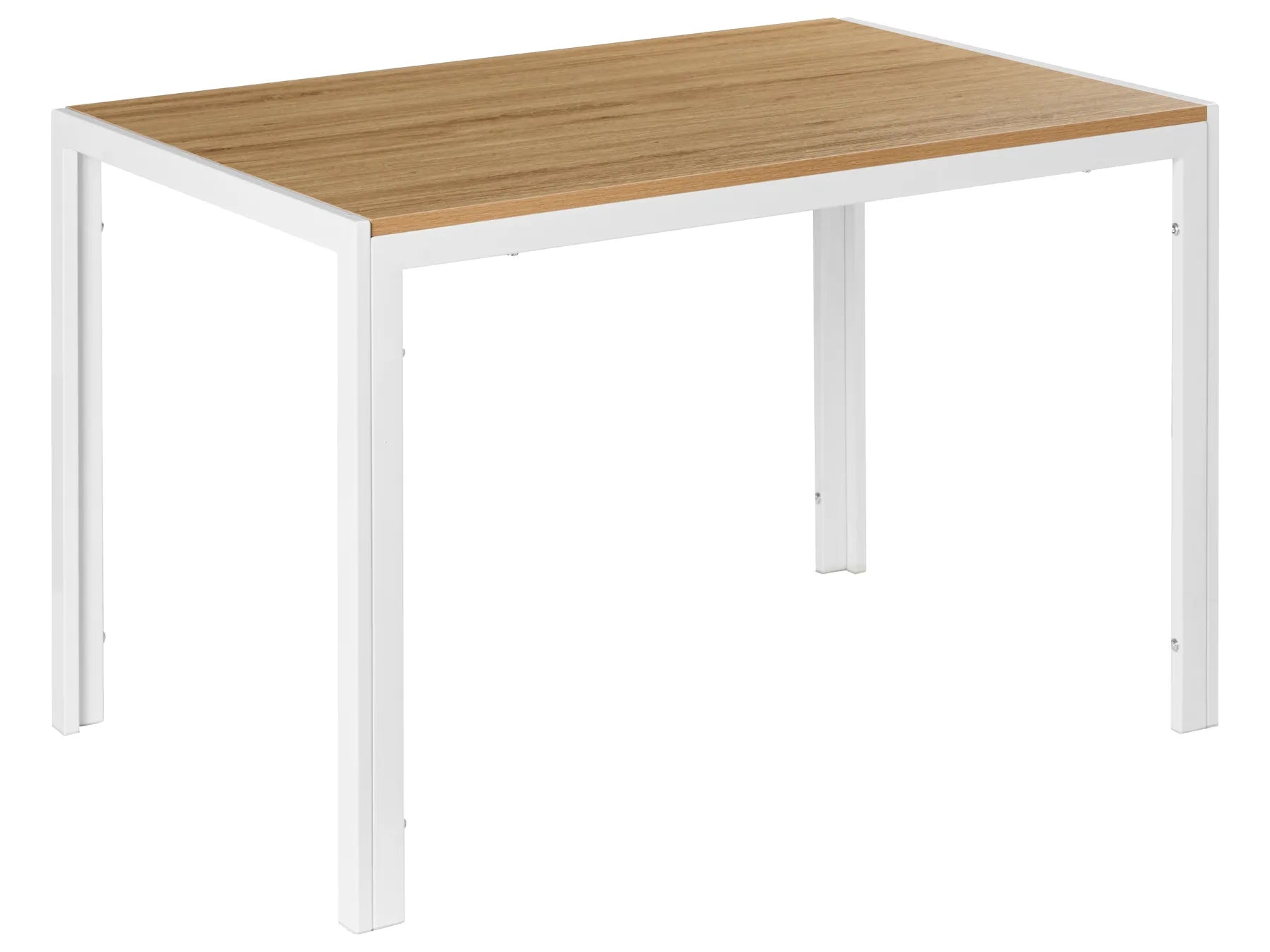 Dining Table MANN Brown/ White 120 cm 80 cm
