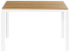 Dining Table MANN Brown/ White 120 cm 80 cm