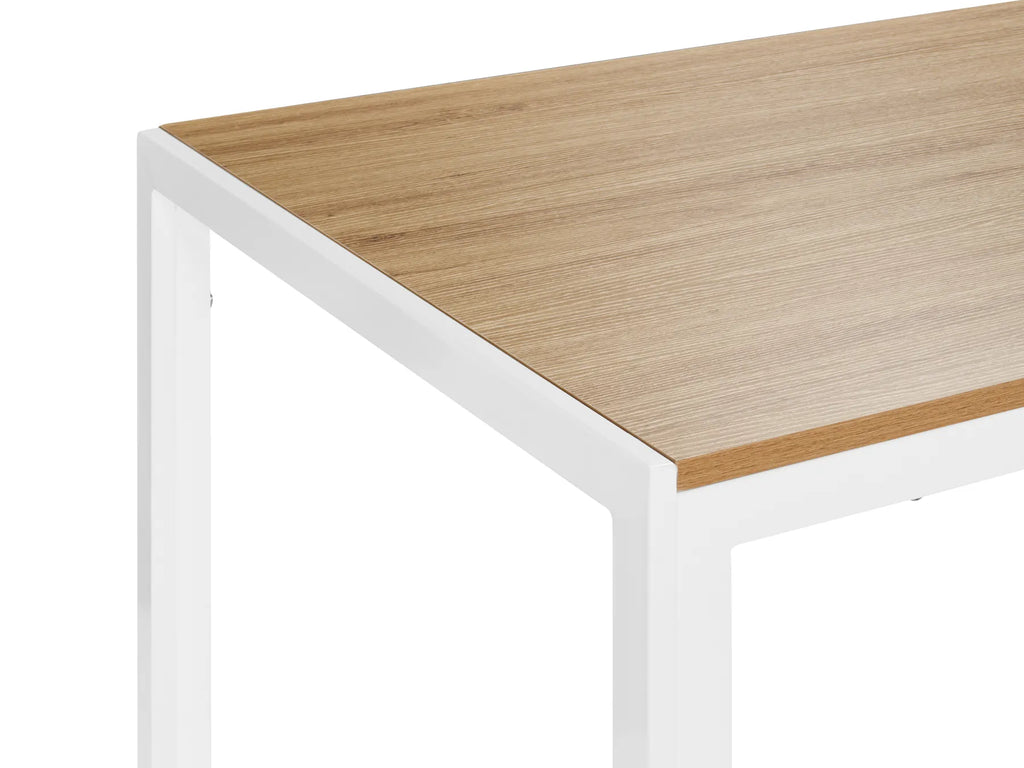 Dining Table MANN Brown/ White 120 cm 80 cm