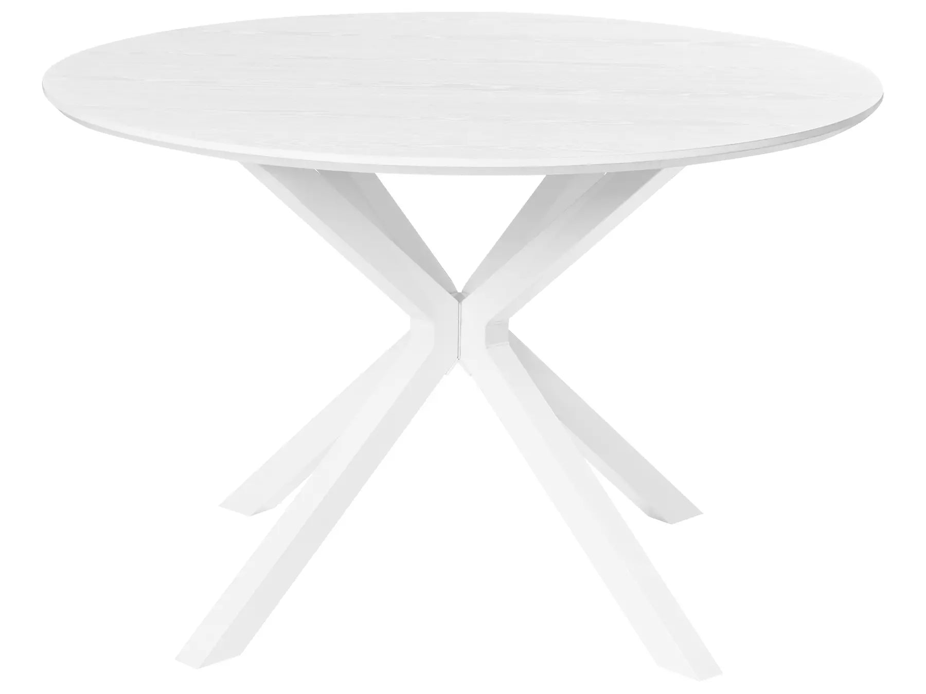 Dining Table FITZROY White 120 cm 120 cm