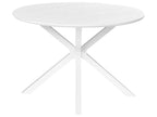 Dining Table FITZROY White 120 cm 120 cm