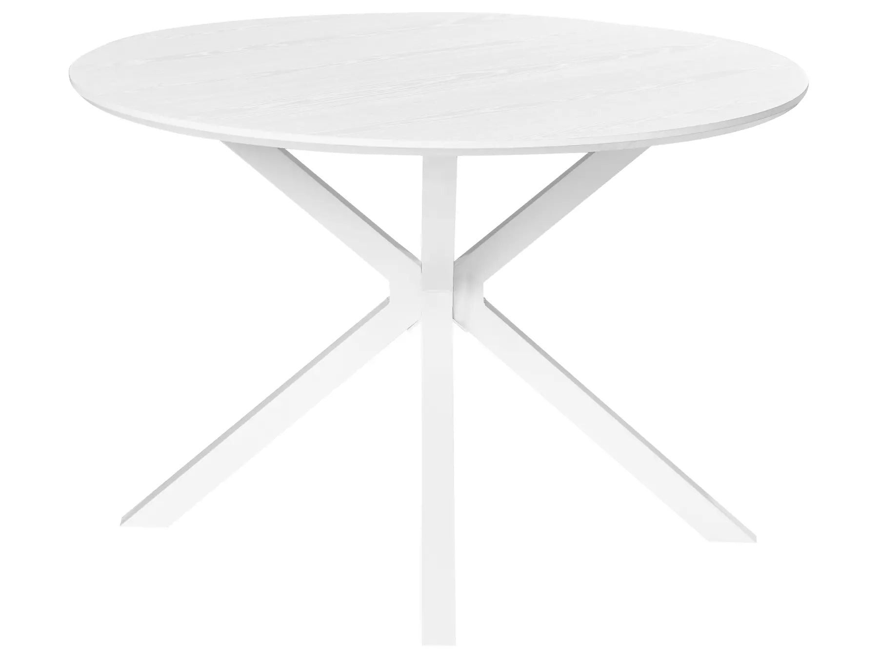 Dining Table FITZROY White 120 cm 120 cm