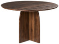Dining Table YARRA Dark Brown 120 cm 120 cm