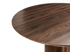 Dining Table YARRA Dark Brown 120 cm 120 cm