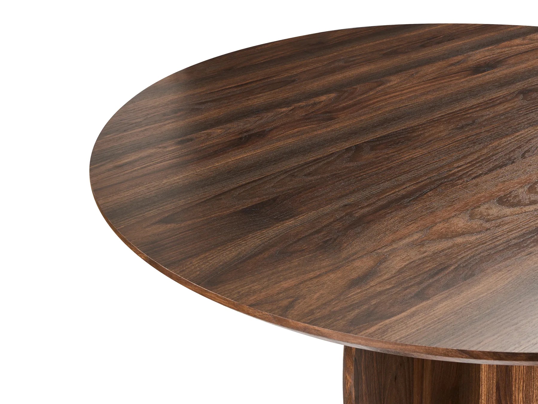 Dining Table YARRA Dark Brown 120 cm 120 cm