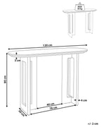 Console Table KARLO Light Brown