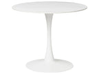 Dining Table BOCA White Marble 90 cm 90 cm Ceramic