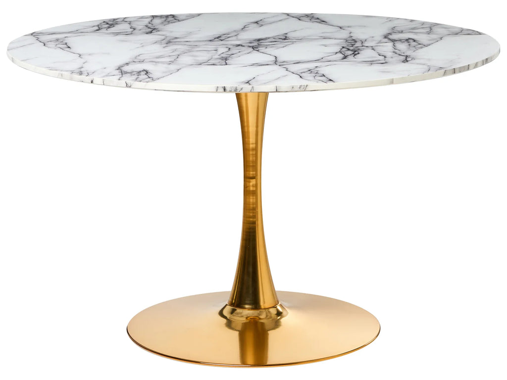 Dining Table BOCA White Marble 120 cm 120 cm