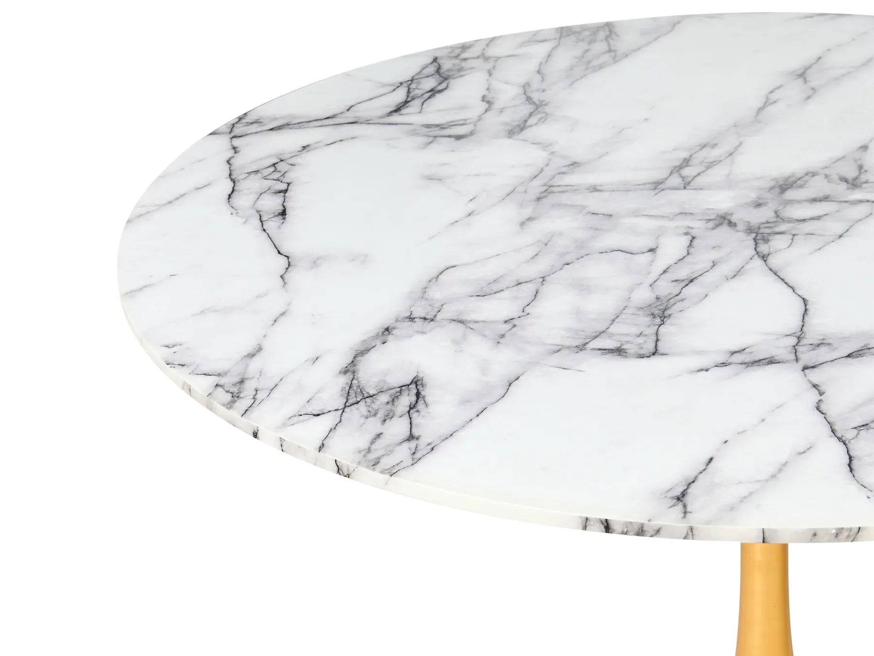 Dining Table BOCA White Marble 120 cm 120 cm