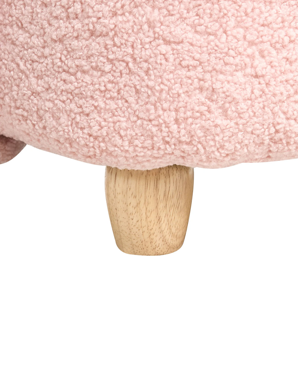 Kids Armchair Rabbit KANNA Boucle Pastel Pink