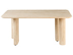 Dining Table BARROY Travertine Effect 180 cm 90 cm