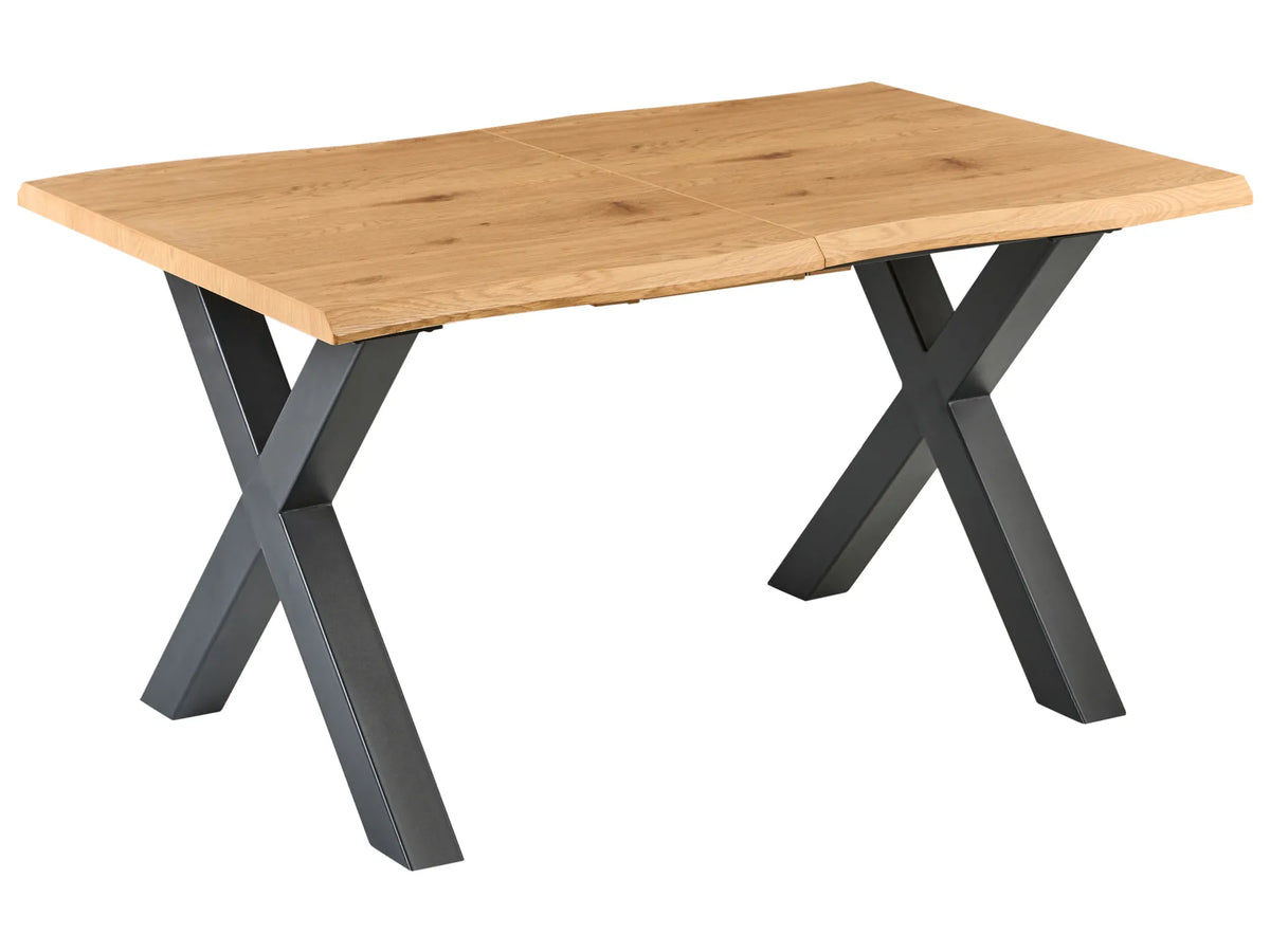Extending Dining Table OLRA Brown 140 180 cm 90 cm — close-up detail