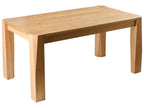 Extending Dining Table MISSION Light Ash Wood 160/200 cm 90 cm