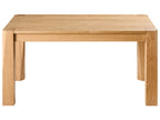 Extending Dining Table MISSION Light Ash Wood 160/200 cm 90 cm