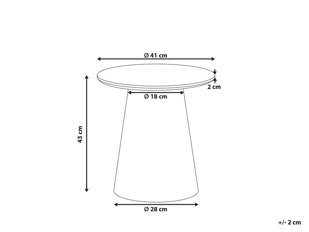 Side Table WENLOCK Light Ash Wood