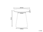 Side Table WENLOCK Light Ash Wood