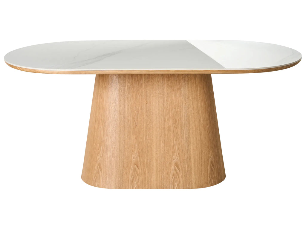 Dining Table LOCKHART Light Ash Wood 180 cm 90 cm