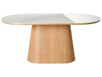 Dining Table LOCKHART Light Ash Wood 180 cm 90 cm