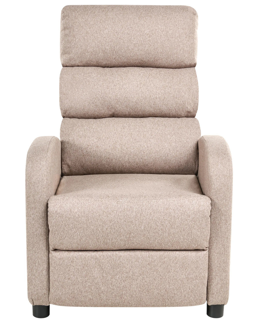 Recliner Chair OTUS with Footrest Fabric Taupe