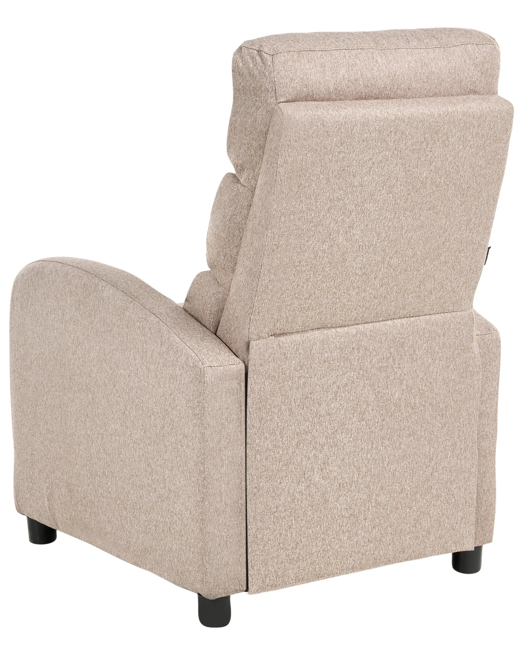 Recliner Chair OTUS with Footrest Fabric Taupe