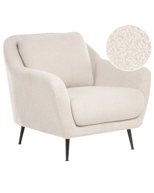 Armchair EIBY Boucle Beige