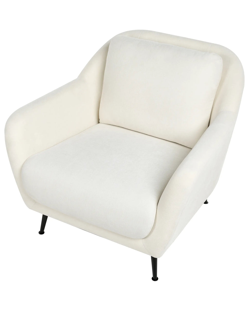 Armchair EIBY Chenille White