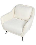 Armchair EIBY Chenille White